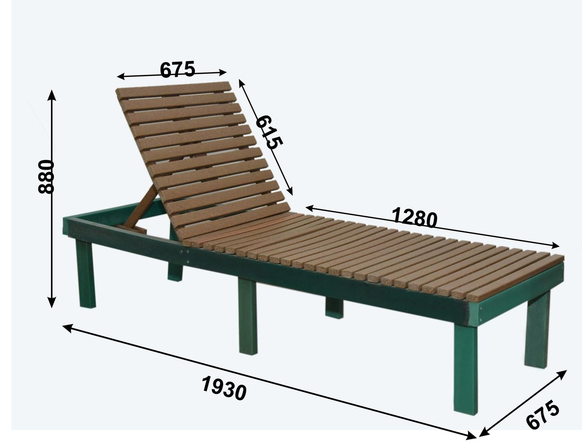 Santa Rosa Chaise Lounge dimensions
