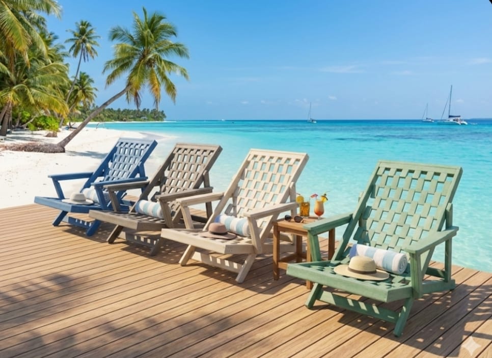 The Aspen Folding Lounge Chairs