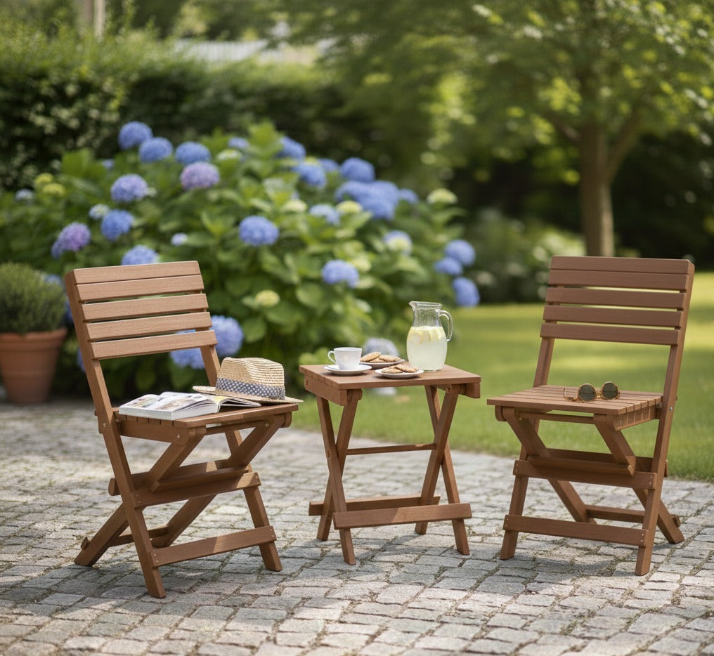 2 Las Cabos Bistro Chairs + 1 San Juan Bistro Table